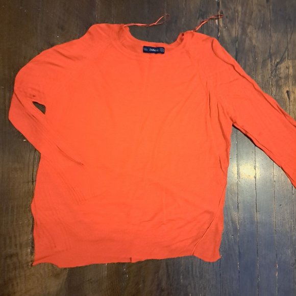 Zara Fine Knit Long Sleeved Sweater Size Medium - Picture 2 of 4